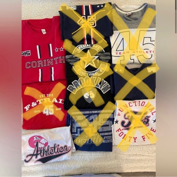 F45 shirts - mostly sleeveless - Picture 1 of 1